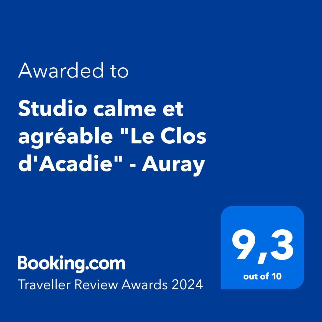 Studio Calme Et Agreable "Le Clos D'Acadie" - Auray Apartment Bagian luar foto